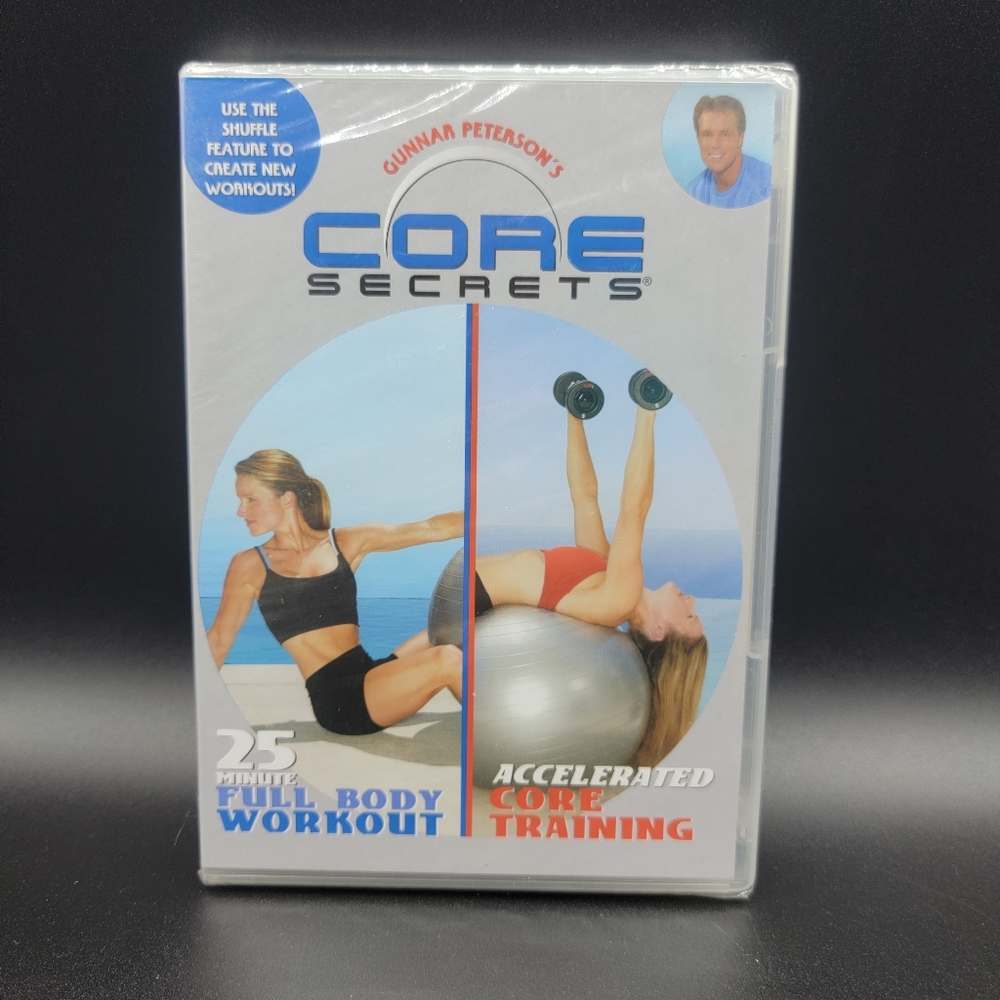 Gunnar Peterson's Core Secrets: DVD 2003 Full Body Workout & Core Training New